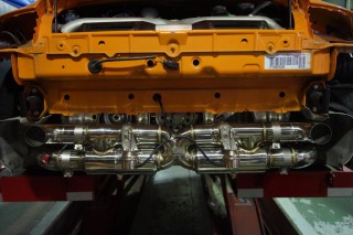 ポルシェ 997 ターボ × iPE 可変バルブマフラー3