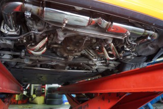 ポルシェ 997 ターボ × iPE 可変バルブマフラー5